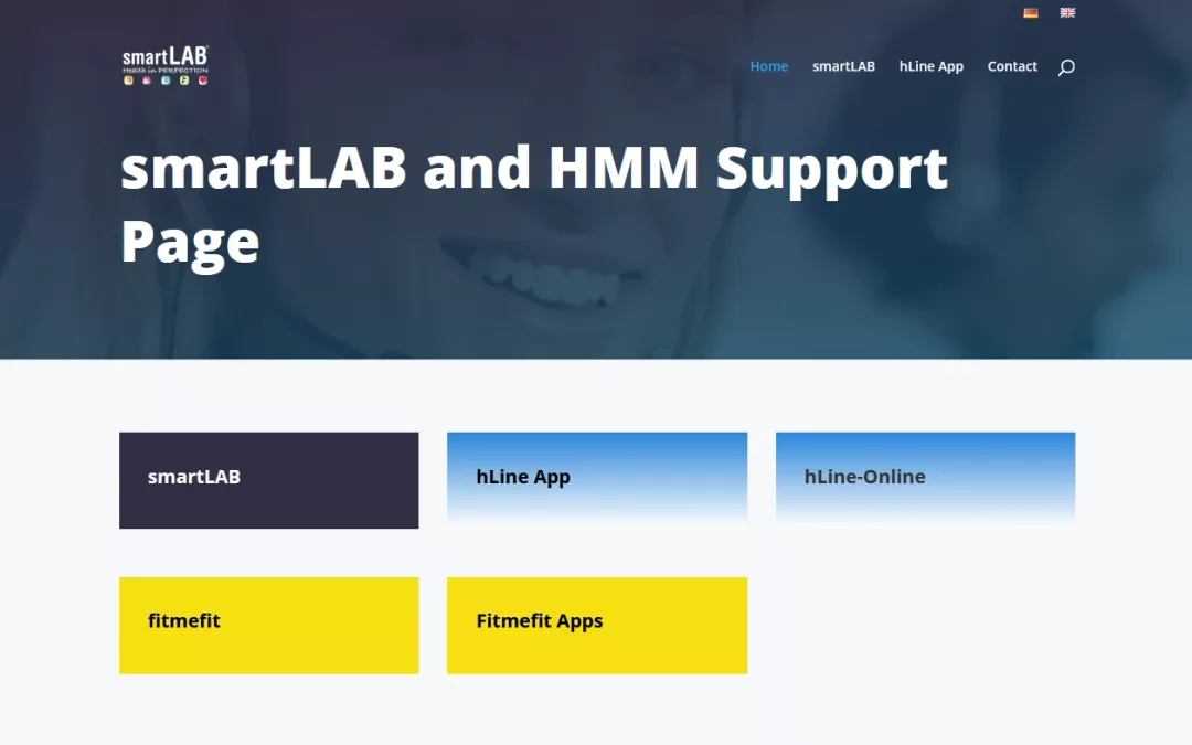 Support Seite von smartLAB komplett neu